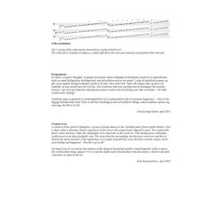 Niels Rosing-Schow: Dans og Tegn i Luft / Dance And Signs In The Air (Score)