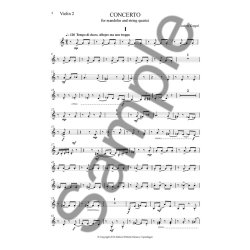 Anders Koppel: Concerto For Mandolin And String Quartet (Parts)