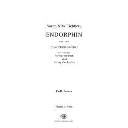 S&oslash;ren Nils Eichberg: Endorphin - Version For String Quartet And String Orchestra (Score)