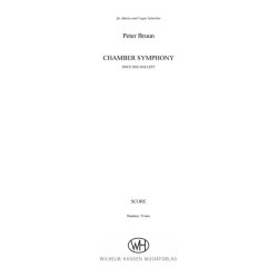 Peter Bruun: Chamber Symphony 'Once One Has Left' (Score)
