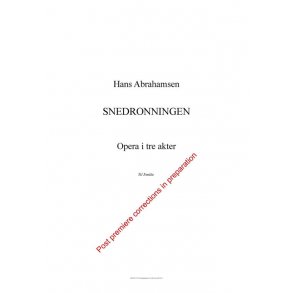 Snedronningen : Full Score