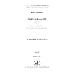 Bent S&oslash;rensen: Inverno d'Amore (Score)