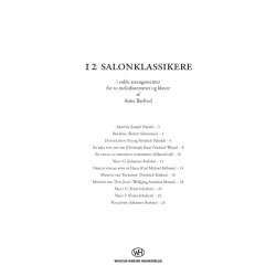 Anne Barfoed (arr.): 12 Salonklassikere