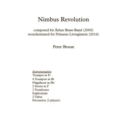 Peter Bruun: Nimbus Revolution - 2016 Version (Score)