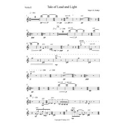 Tale Of Lead And Light : String Quartet Version - Parts)