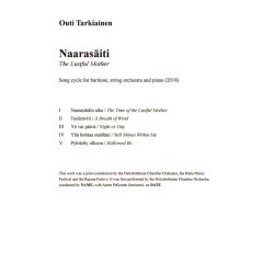 The Lustful Mother : Version with Piano and String Orchestra - Score)