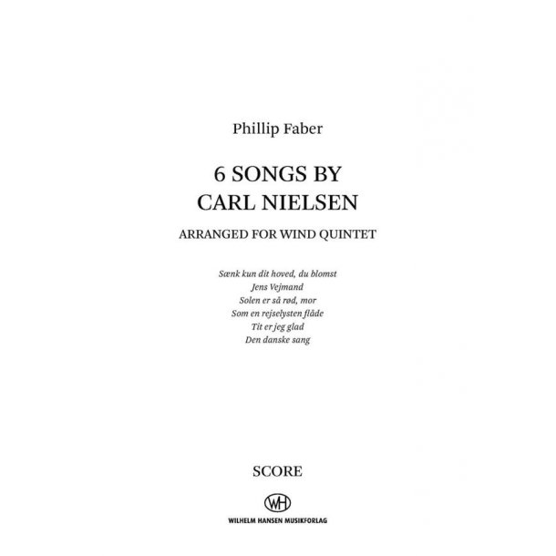 Six Songs By Carl Nielsen