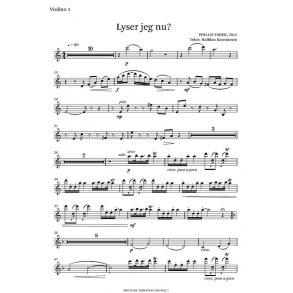 Lyser Jeg Nu : String Quartet Parts