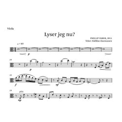 Lyser Jeg Nu : String Quartet Parts