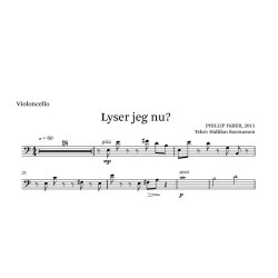 Lyser Jeg Nu : String Quartet Parts