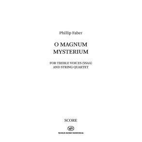O Magnum Mysterium : SSAA Version - Score