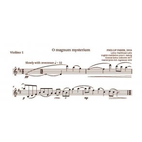 O Magnum Mysterium : SATB Version - Parts