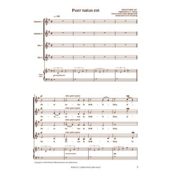 Puer natus est : SSAA Version - Score
