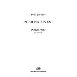Puer natus est : SSAA Version - Piano Part