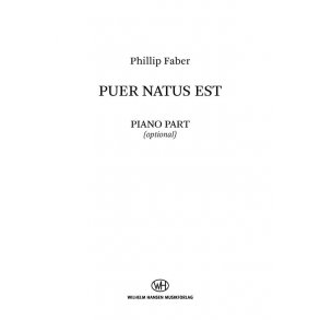 Puer natus est : SSAA Version - Piano Part