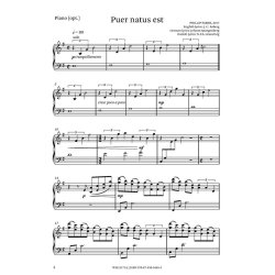 Puer natus est : SSAA Version - Piano Part