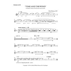 Time And The Wind (Score)
