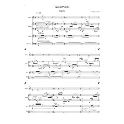 Secular Psalms : Player's Score