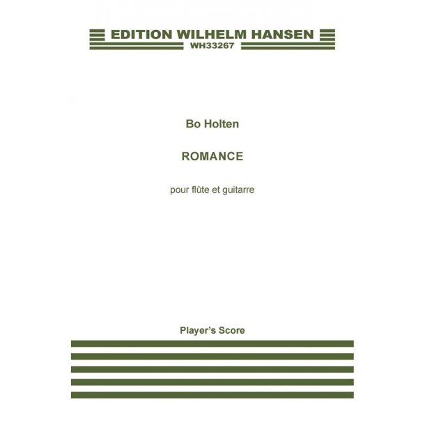 Romance Pour Flute Et Guitarre : Player's Score