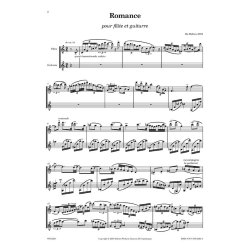 Romance Pour Flute Et Guitarre : Player's Score