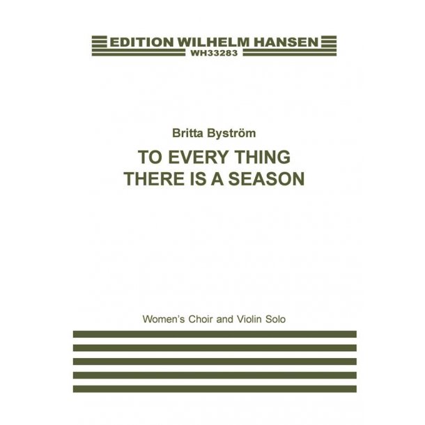 To Every Thing There Is A Season