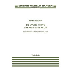 To Every Thing There Is A Season : Violin Part