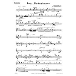 To Every Thing There Is A Season : Violin Part