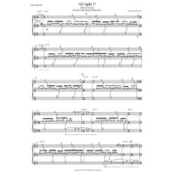 All Right!? (A Talk Of Our Time) : 1(pic).1.1.1(cbn)/1.1.1.0/2perc/acn/str 1.1.1.1.1, Solo piano (Right hand only)