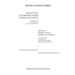 Motetter, Salmemelodier, Andelige Sange