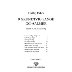 9 Grundtvig-Sange Og -Salmer : Melody Part