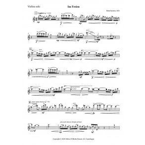 Im Freien : Violin solo part