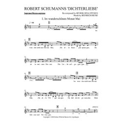 Dichterliebe (2020) : Version For Soprano/Mezzo Soprano - 2(afl).0.2(bcl).1(cbn)/1.1.1.0/2perc/str