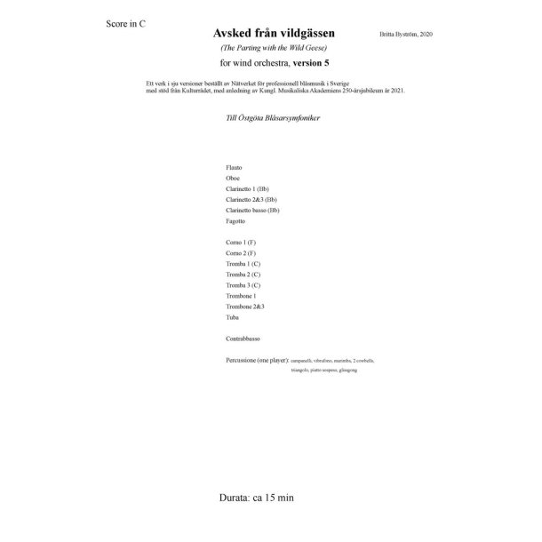 Avsked Fr&aring;n Vildg&auml;ssen Version 5