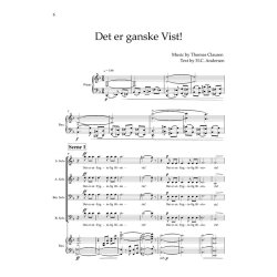 3 Sm&aring; H.C. Andersen Operaer : Three chamber operas for four singers, harp, and strings