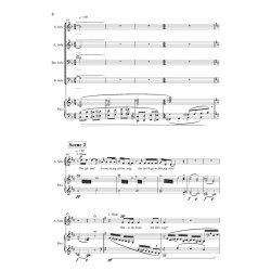 3 Sm&aring; H.C. Andersen Operaer : Three chamber operas for four singers, harp, and strings