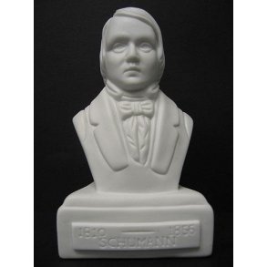 Composer Bust: Schumann (Porcelain)