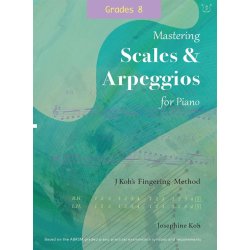 Scales and Arpeggios for Piano : J. Koh's Fingering Method, Grade 8
