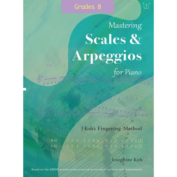 Scales and Arpeggios for Piano : J. Koh's Fingering Method, Grade 8