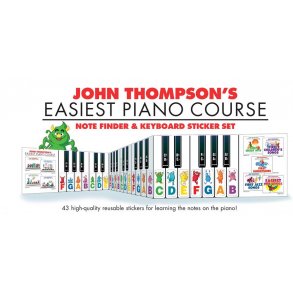 John Thompson's Easiest Piano Course Notefinder