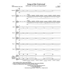 Ola Gjeilo: Song Of The Universal (SATB)