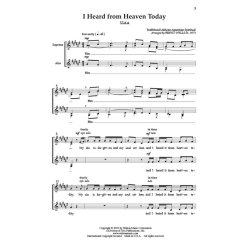 I Heard from Heaven Today