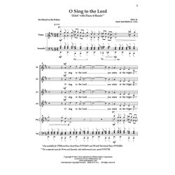 O Sing to the Lord : Based on the Scriptures