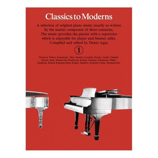 Classics To Moderns Book 1