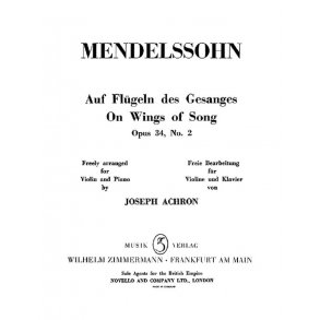 Mendelssohn: On Wings Of Song Op 34/2