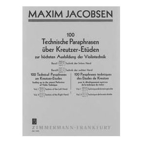 Paraphrasen Ber Kreutzer-etden Band