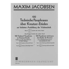 Paraphrasen Ber Kreutzer-etden Band