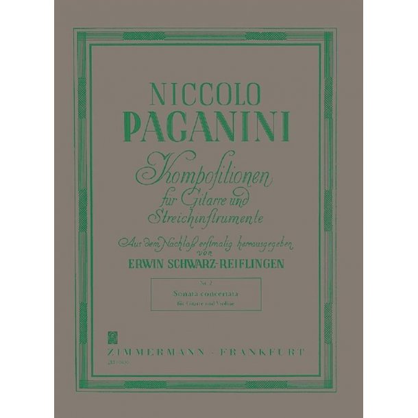 Niccolo Paganini: Sonata Concertate