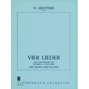 Nikolai Medtner: 4 Songs Op.45