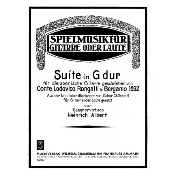 Roncalli, L: Suite G Major