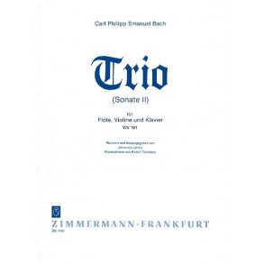 Bach, Cpe: Trio Wq 161